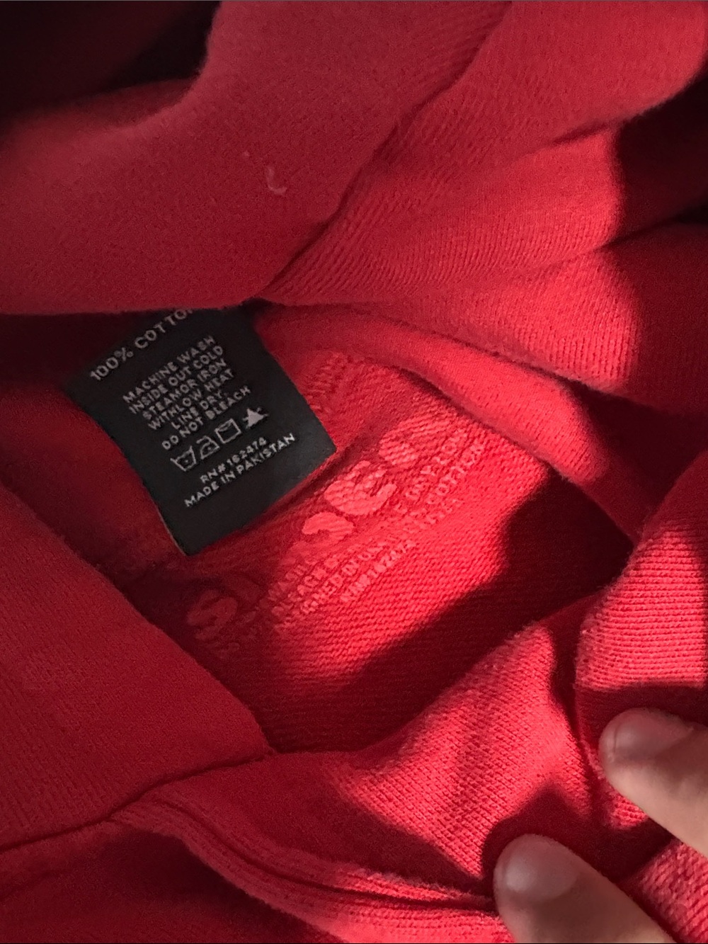 Red 555 Spider Hoodie - Picture 5 of 8